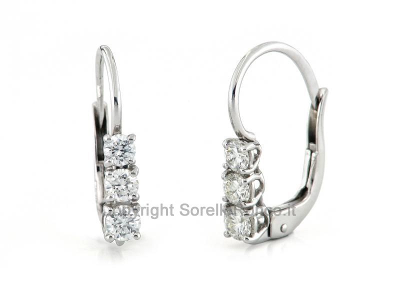 ORECCHINI DAMIANI LIGHTS  ORO E DIAMANTE