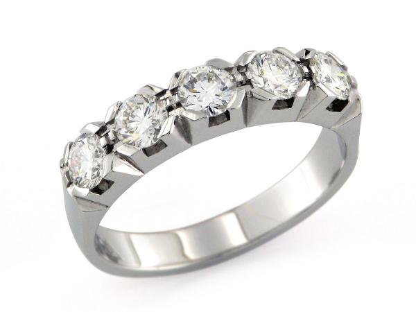 CF02185 - Anello Riviera Oro e Diamanti da 1.01 Ct