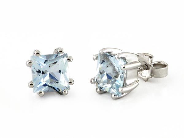 CF02192 - Orecchini a Lobo con Acquamarine