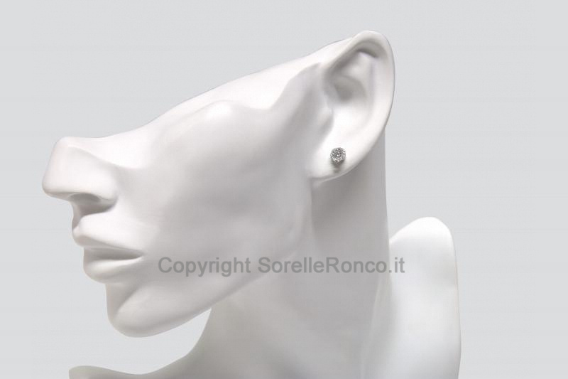 ORECCHINI ORO BIANCO E DIAMANTI 0.63 CT