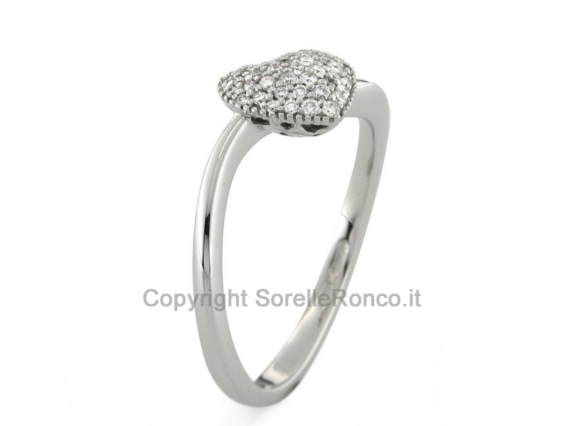 ANELLO IN ORO CON DIAMANTI  0.22 CT