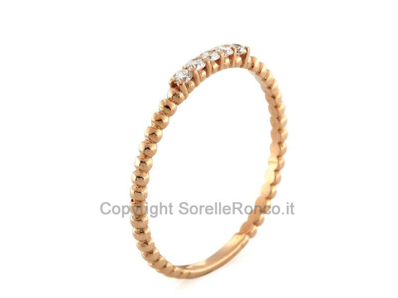 RIVIERA ORO ROSA E DIAMANTI 0.09 CT