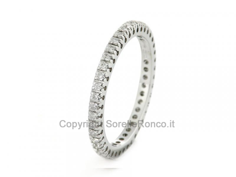 ANELLO ETERNITY CON DIAMANTI 0.20 CT