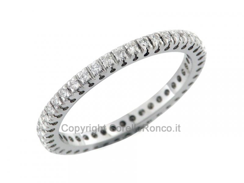 ANELLO ETERNITY CON DIAMANTI 0.20 CT