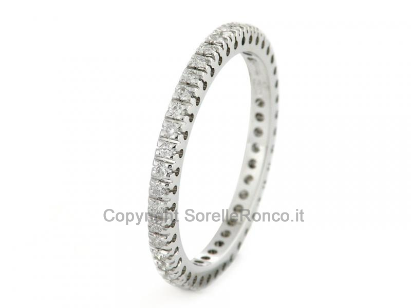 ANELLO ETERNITY CON DIAMANTI 0.65 CT