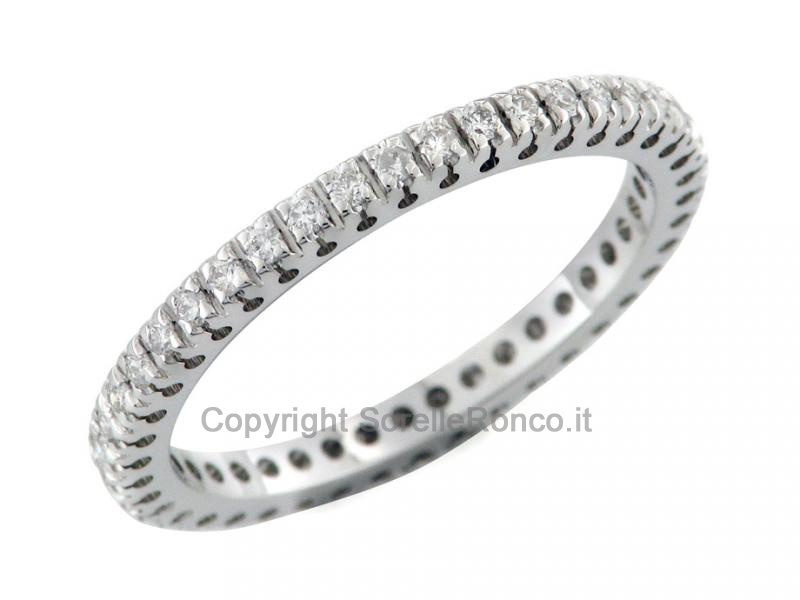 ANELLO ETERNITY CON DIAMANTI 0.65 CT