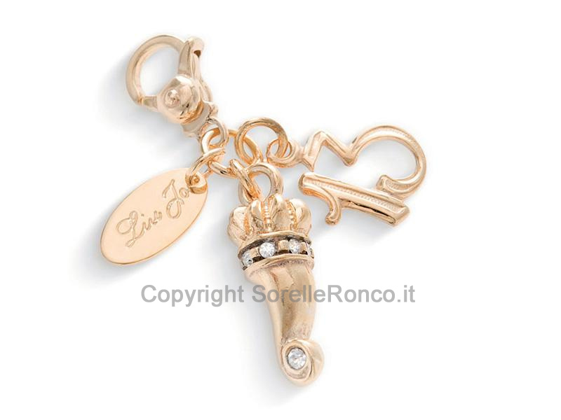 CHARMS LIU-JO ARGENTO E ZIRCONI