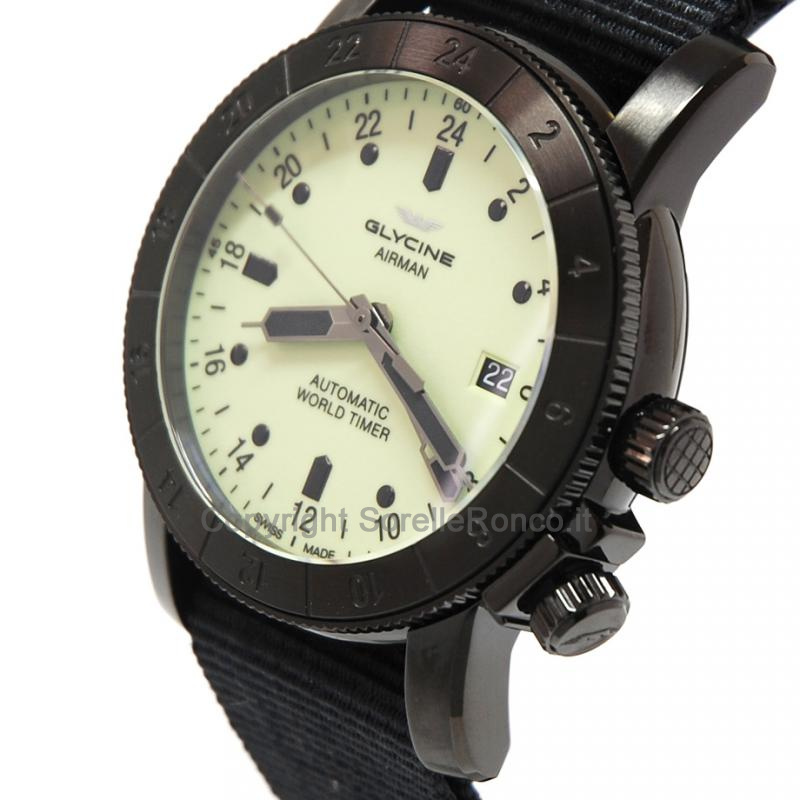 GLYCINE AIRMAN 42MM QUADRANTE LUMINOUS VERDE