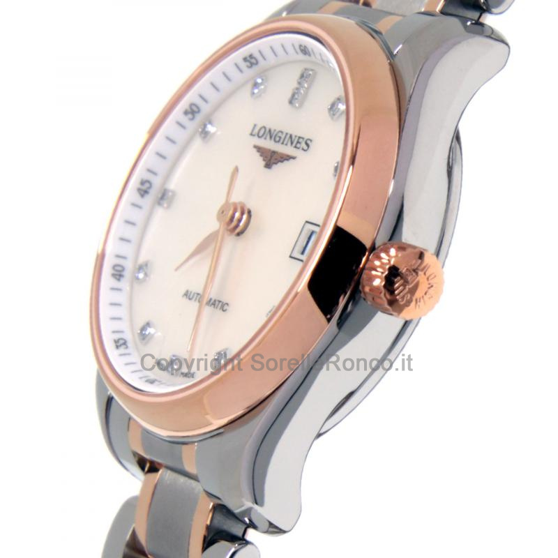 LONGINES MASTER OROROSA 18KT  25MM