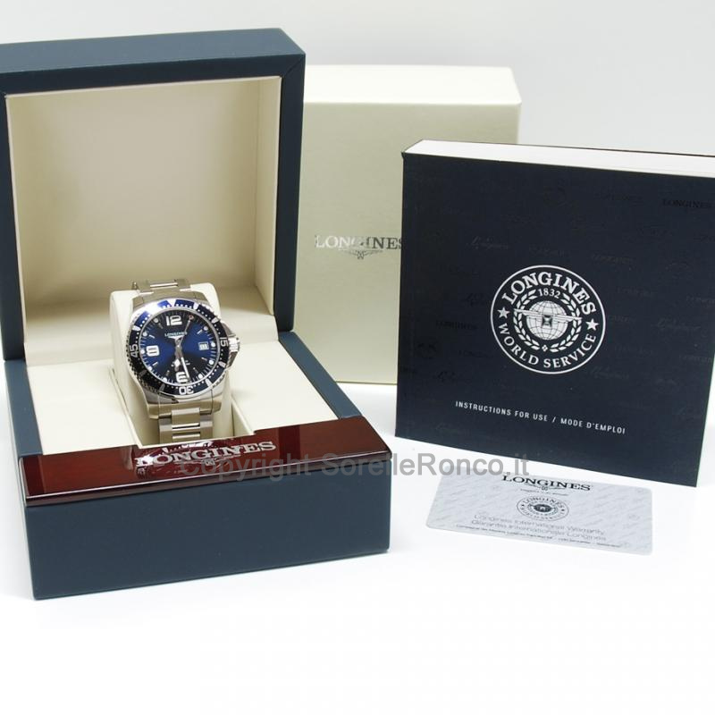 LONGINES HYDROCONQUEST 41MM AUTOMATICO BLU ACCIAIO