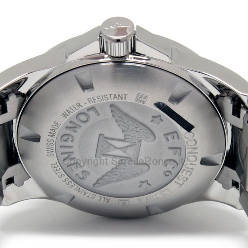 LONGINES CONQUEST QUARZO NERO 41MM