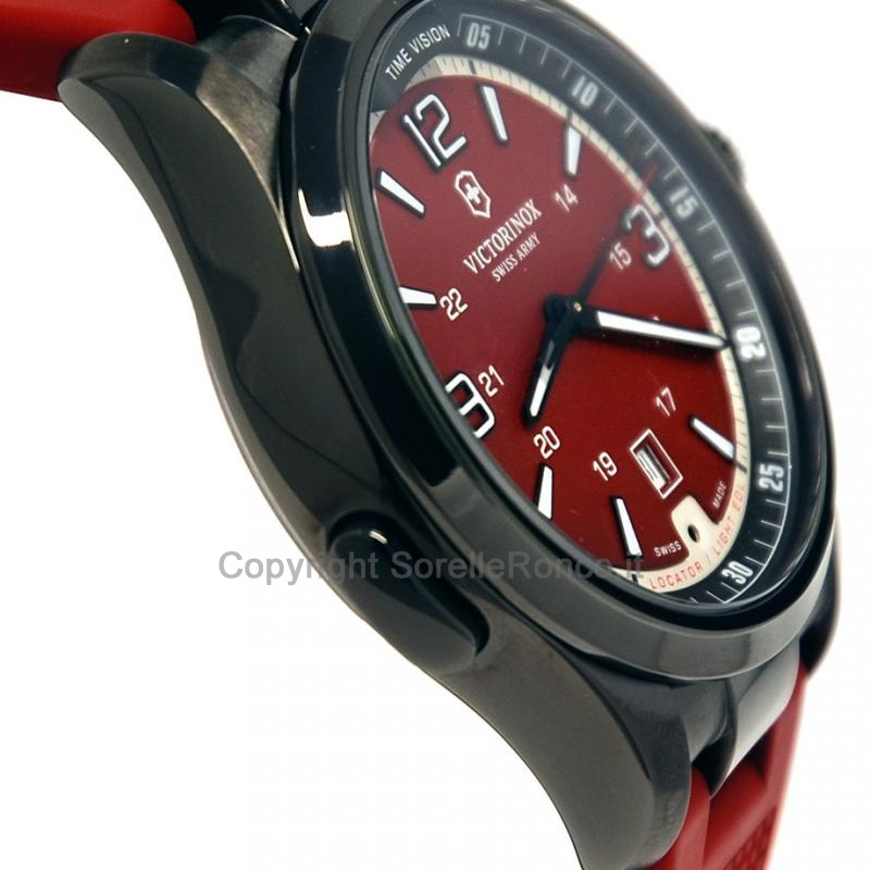 VICTORINOX NIGHT VISION ROSSO 42MM CAUCCIÙ ROSSO