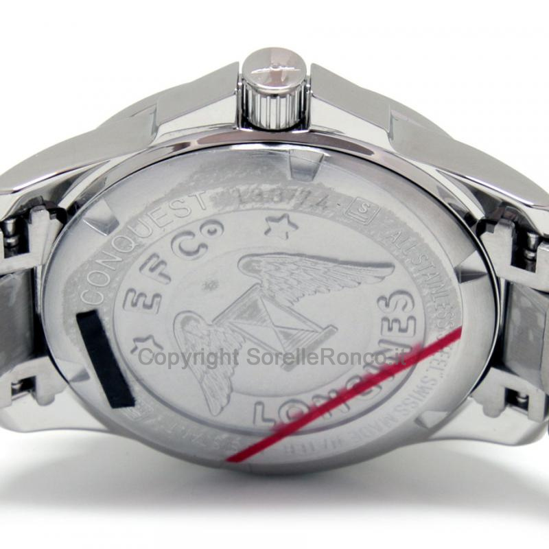 LONGINES CONQUEST ACCIAIO BLU 34MM