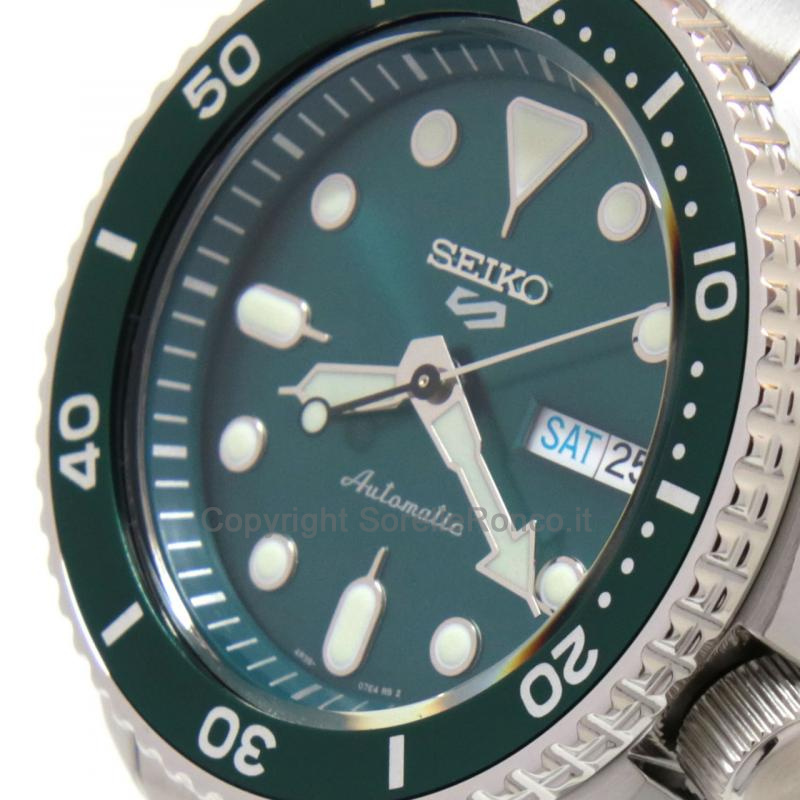 SEIKO 5 SPORTS VERDE 42,5MM ACCIAIO GHIERA VERDE