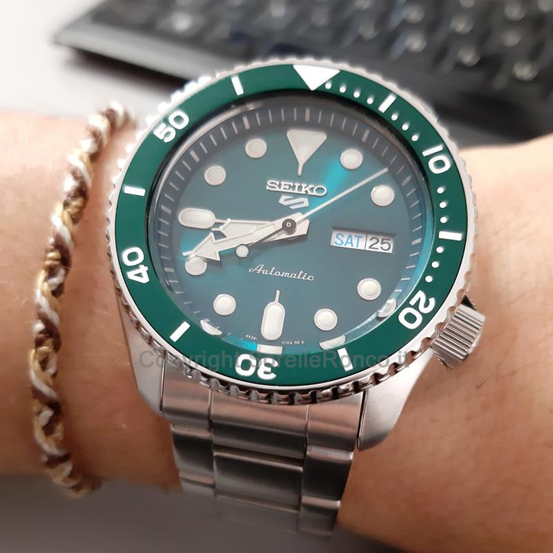 SEIKO 5 SPORTS VERDE 42,5MM ACCIAIO GHIERA VERDE