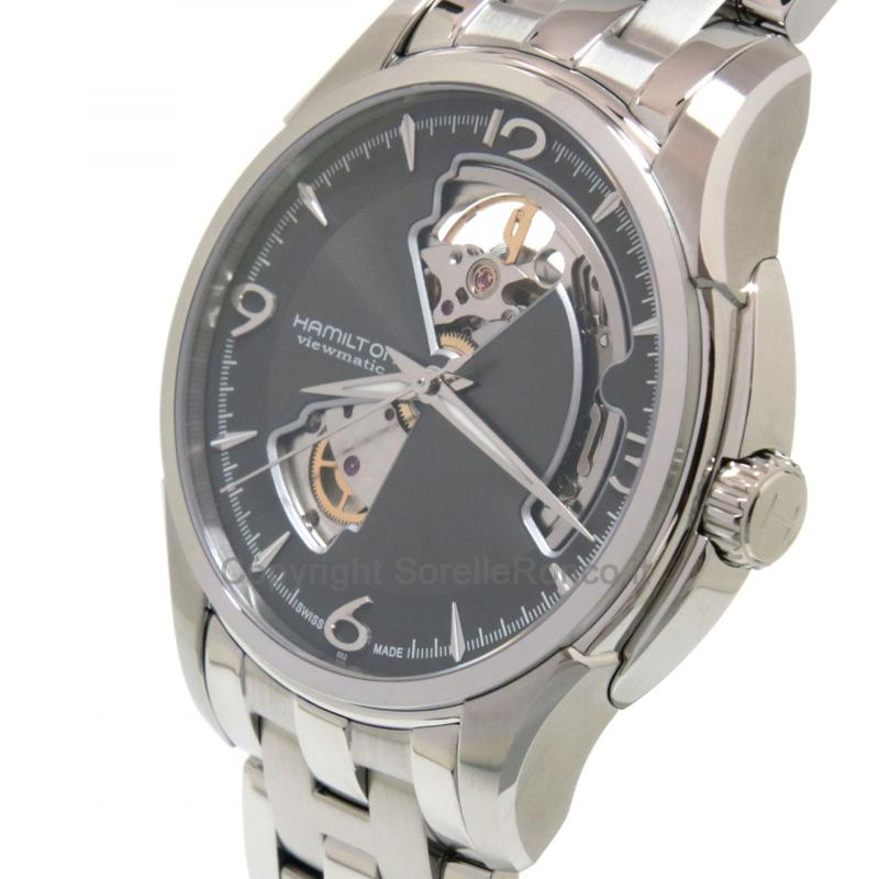 HAMILTON JAZZMASTER OPEN HEART GRIGIO 40MM