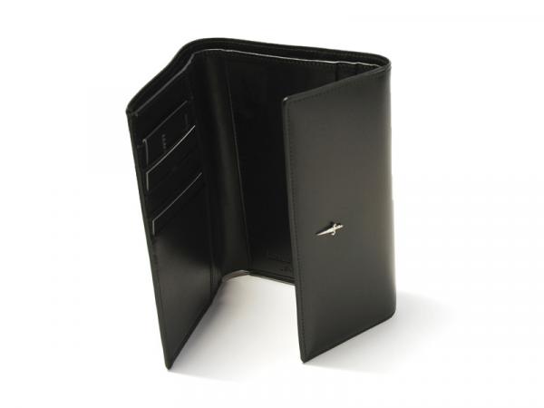 SL0044 - Portafoglio Cesare Paciotti Pelle Nera Donna