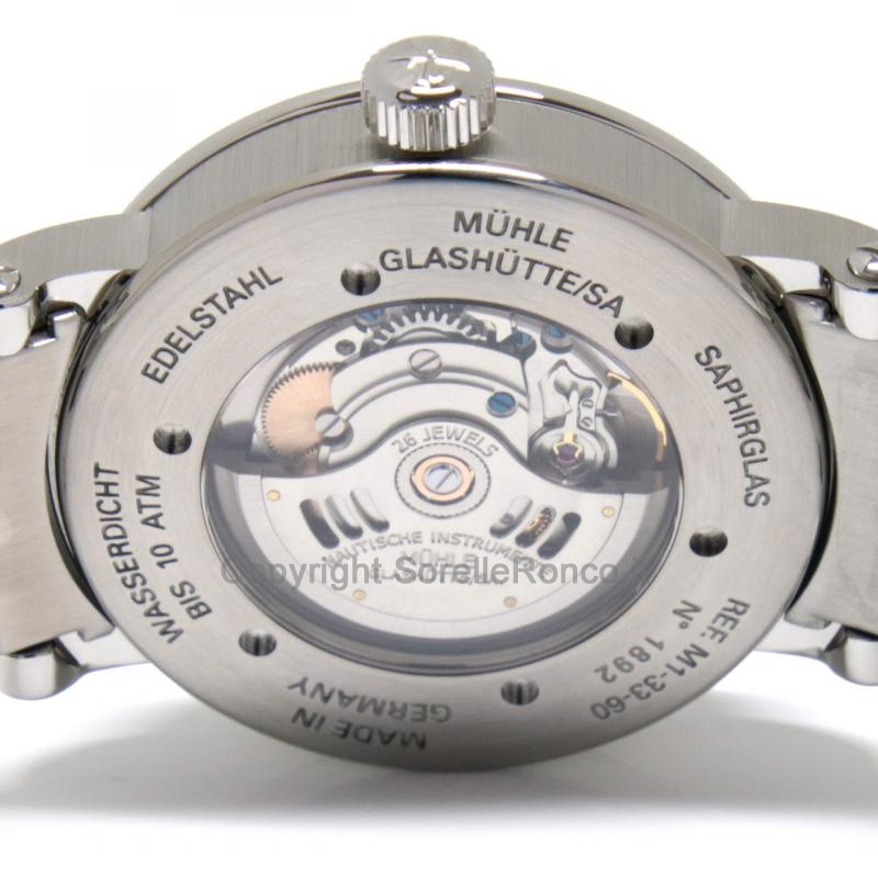 MÜHLE GLASHÜTTE TEUTONIA II SILVER 41MM DATUM
