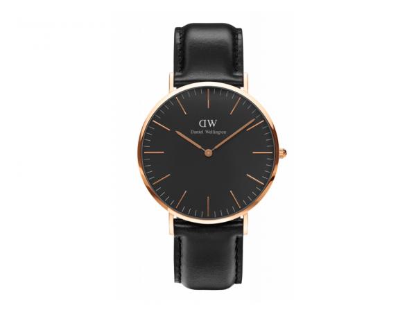DW00100127 - DW Black Sheffield 40mm Oro Rosa