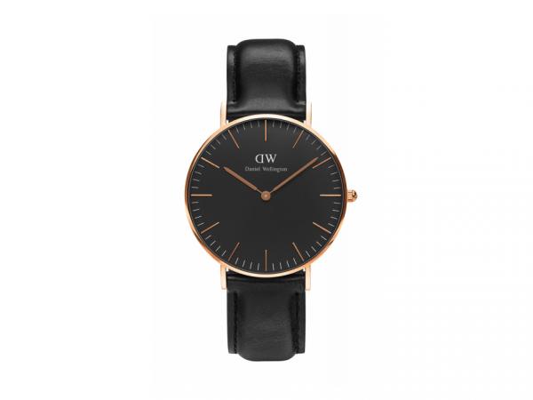 DW00100139 - DW Black Sheffield 36mm Oro Rosa