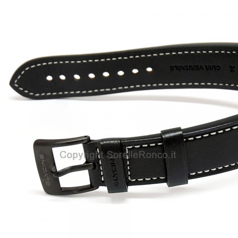 GLYCINE KMU 48MM PVD NERO AUTOMATICO