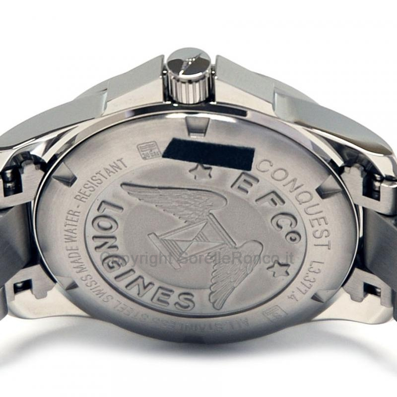 LONGINES CONQUEST LADY BIANCO 34MM QUARZO