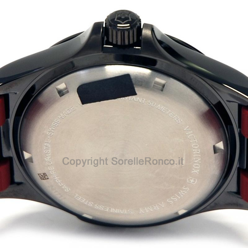 VICTORINOX NIGHT VISION ROSSO 42MM CAUCCIÙ ROSSO