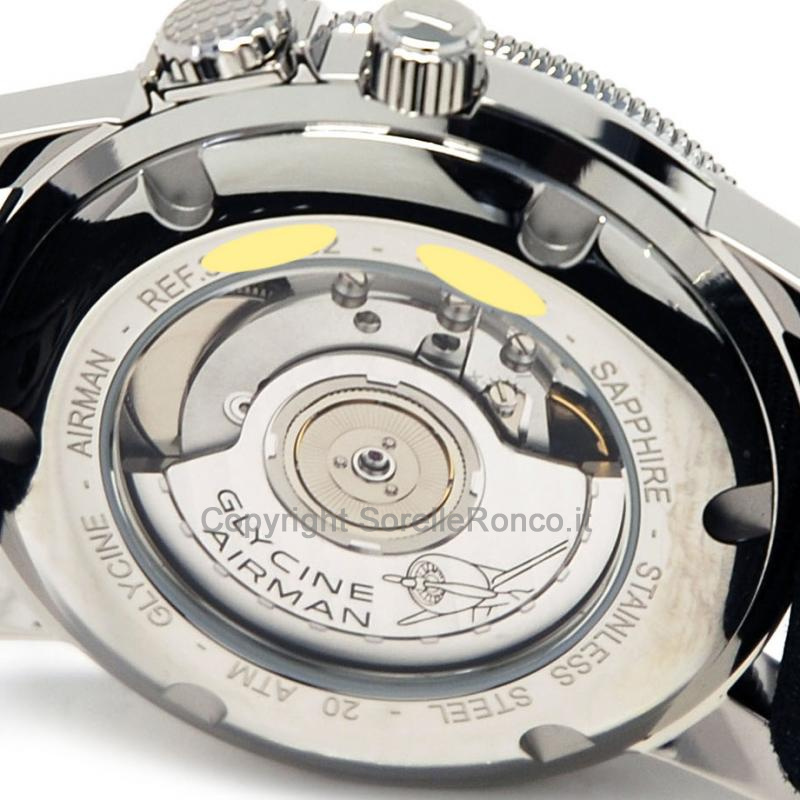 GLYCINE AIRMAN VINTAGE POURIST NERO 42MM