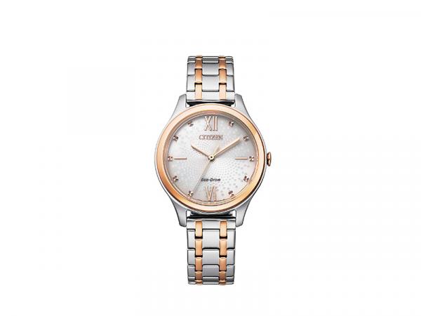 EM0506-77A - Citizen Lady Of Collection Bianco 32mm Oro Rosa