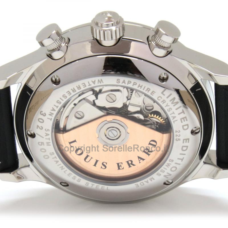 LOUIS ERARD 1931 BLU CHRONO 42,5MM CINTURINO PELLE