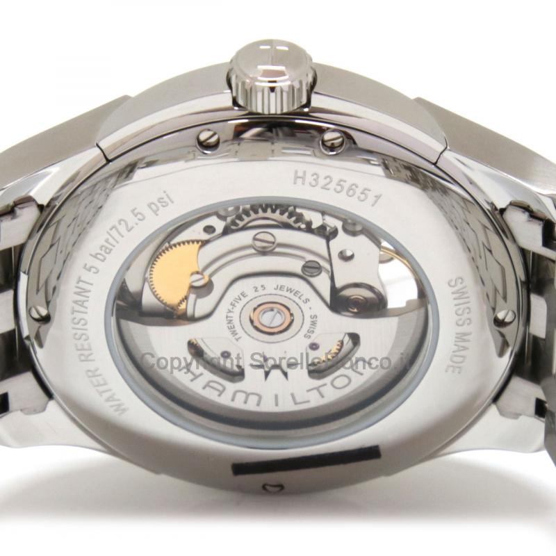 HAMILTON JAZZMASTER OPEN HEART GRIGIO 40MM