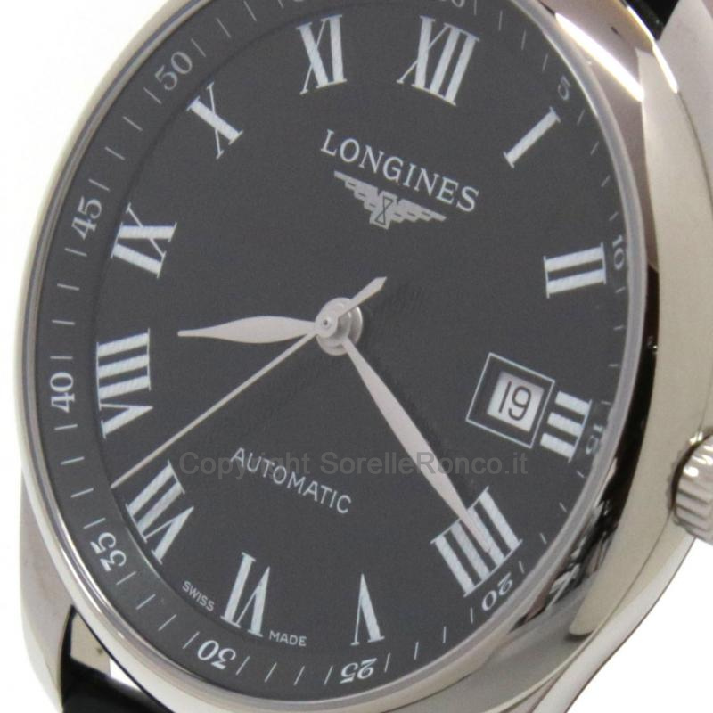 LONGINES MASTER COLLECTION 40MM NERO ROMANI