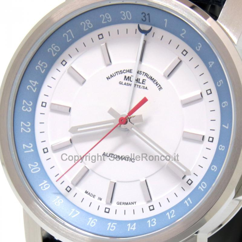MÜHLE GLASHÜTTE 29ER ZEIGERDATUM BIANCO 42,4MM