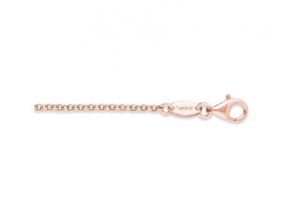 ERN-70-R - Catena Argento Placcato Oro Rosa 70 cm