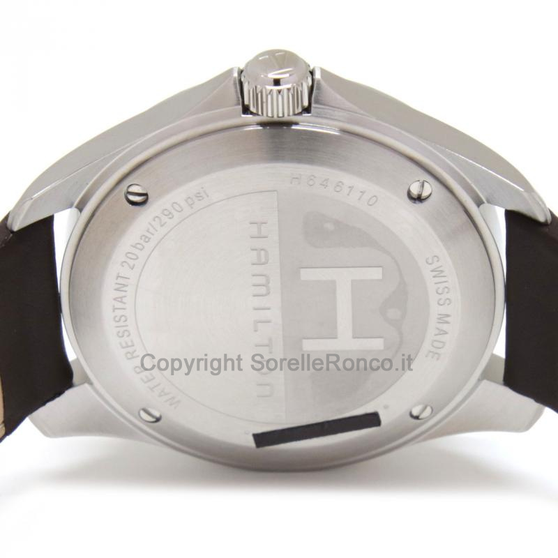 HAMILTON KHAKI AVIATION PILOT DAY DATE NERO 42MM