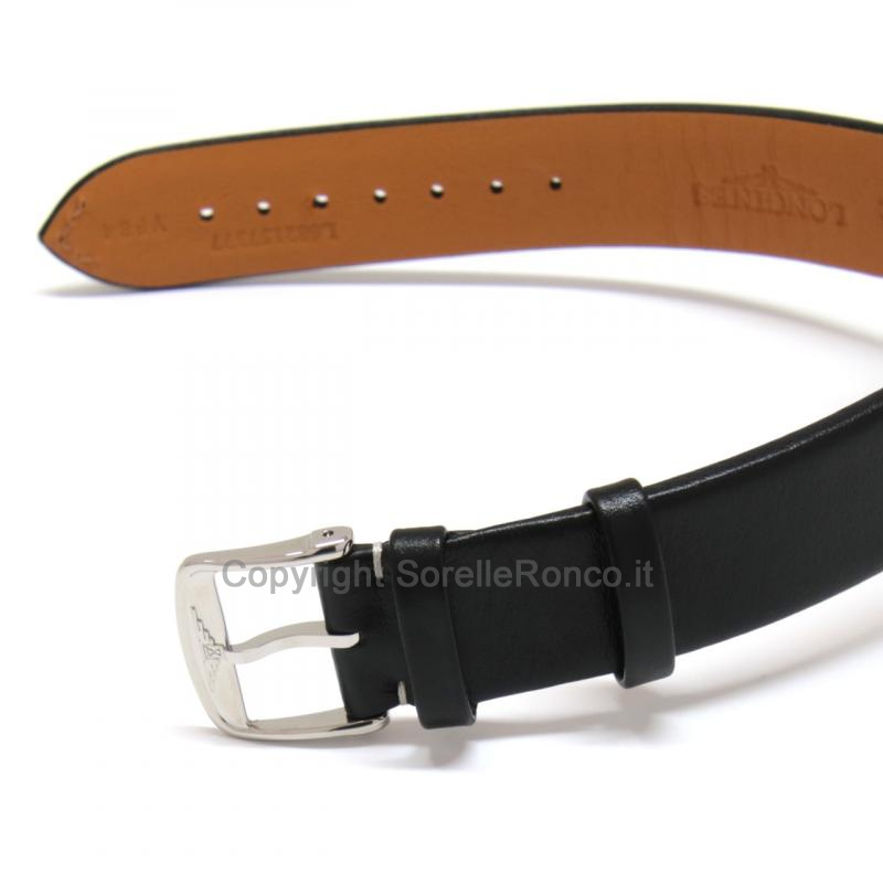 LONGINES HERITAGE 38,5MM ARGENTO PELLE NERA