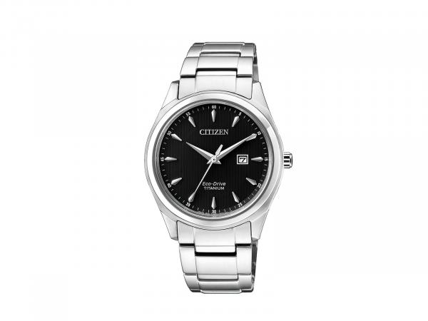 EW2470-87E - Citizen SUPER Titanio/Nero Donna 34mm 