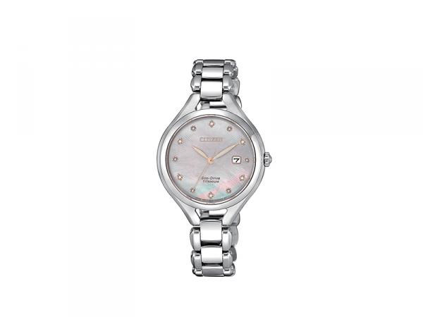 EW2560-86Y - Orologio Lady Titanium Madreperla Diamonds 30mm