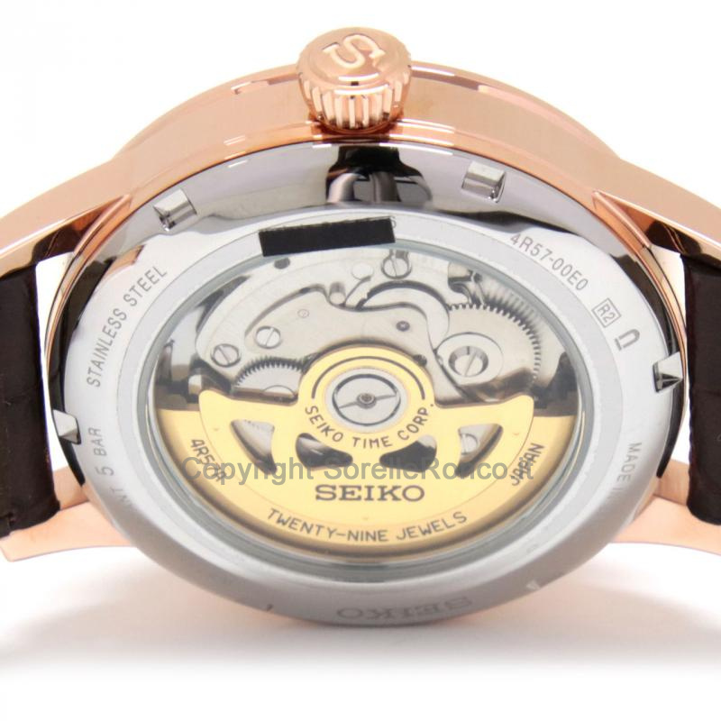 SEIKO PRESAGE 40,5MM AVORIO PLACCATO ORO ROSA