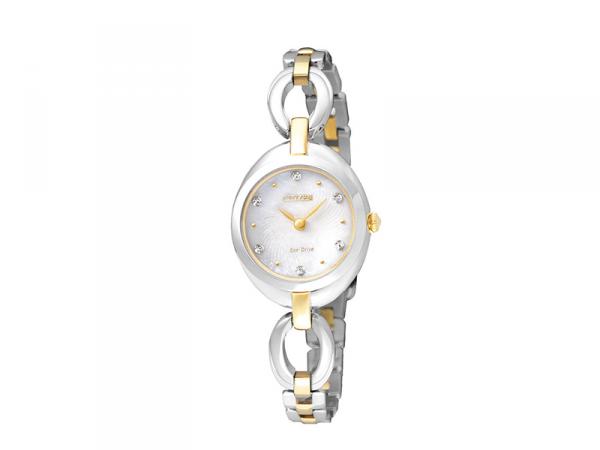 EX1434-55D - Citizen Lady Madreperla 28mm Bracciale Bicolor