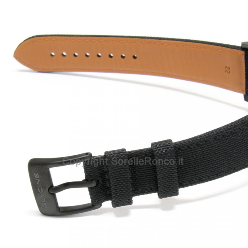 GLYCINE COMBAT SUB STEALTH BRACCIALE TESSUTO 42MM