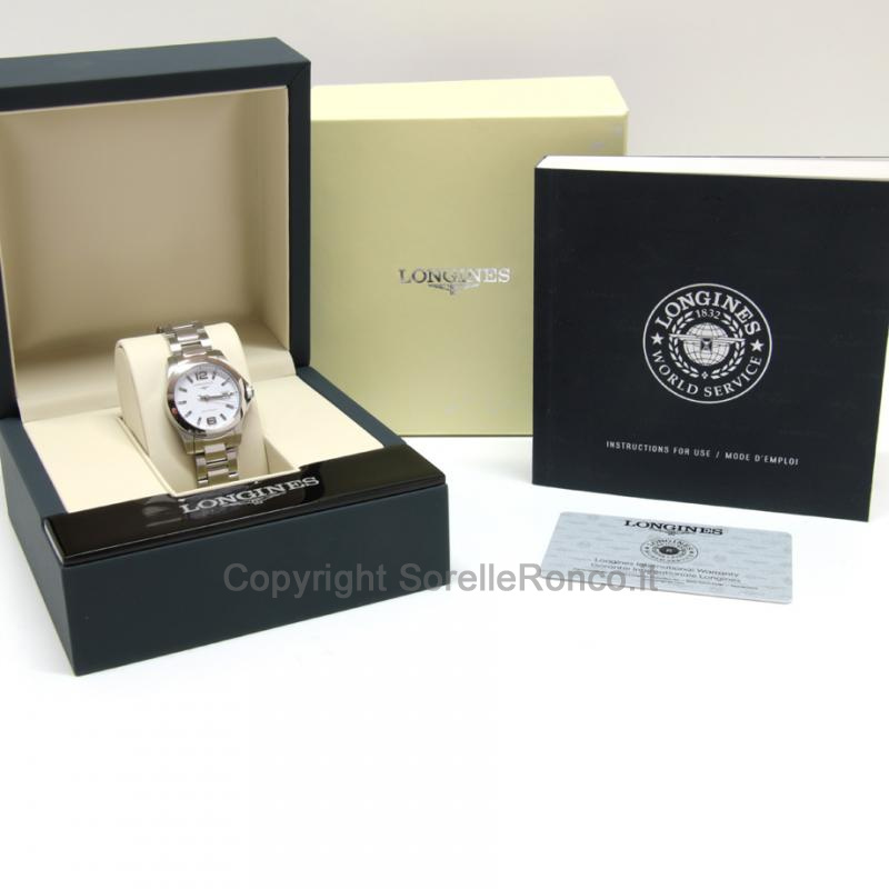 LONGINES CONQUEST LADY BIANCO 29,5MM