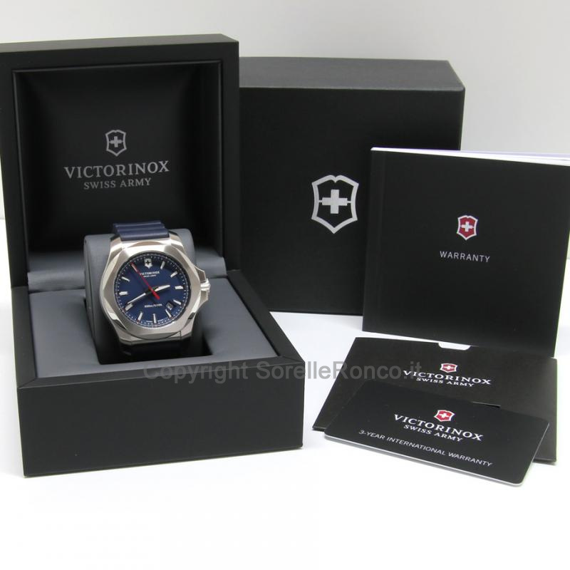 VICTORINOX I.N.O.X. BLU GOMMA 43MM
