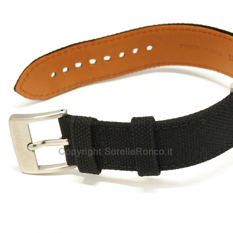 GLYCINE COMBAT SUB ROSSO E NERO 42MM