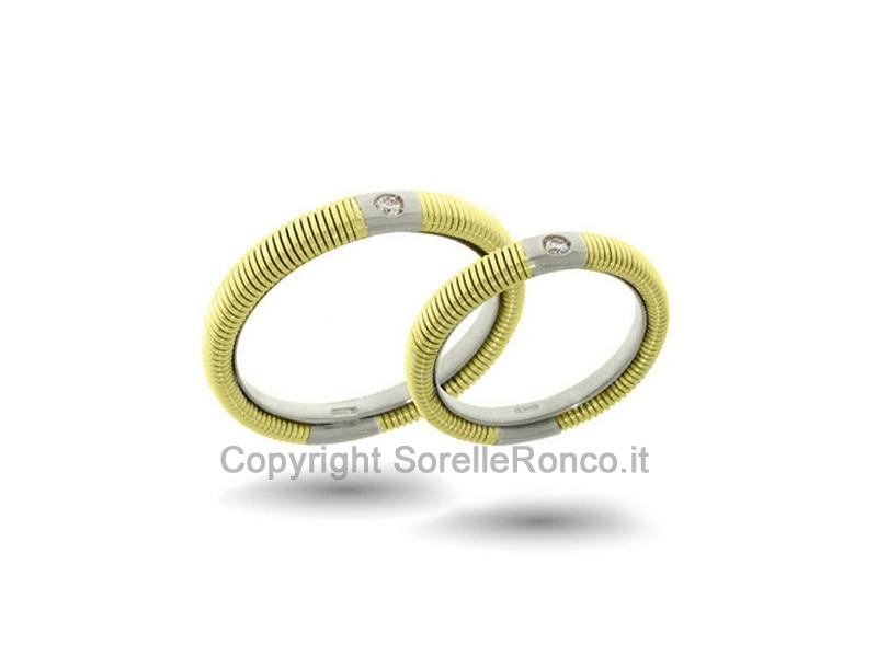 FEDI ORO 18KT JUMP 3,5MM CON DIAMANTI