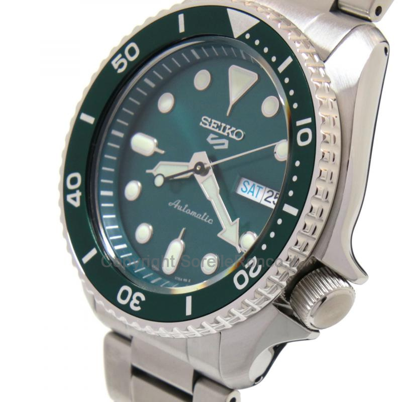 SEIKO 5 SPORTS VERDE 42,5MM ACCIAIO GHIERA VERDE