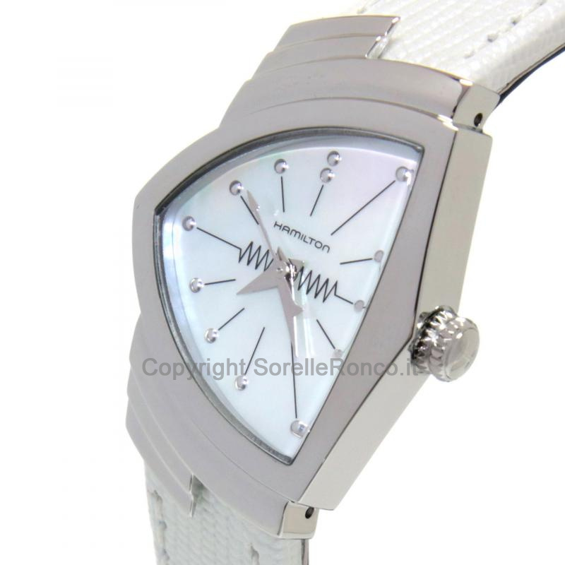 HAMILTON VENTURA BIANCO MADREPERLA 36,50MM ACCIAIO