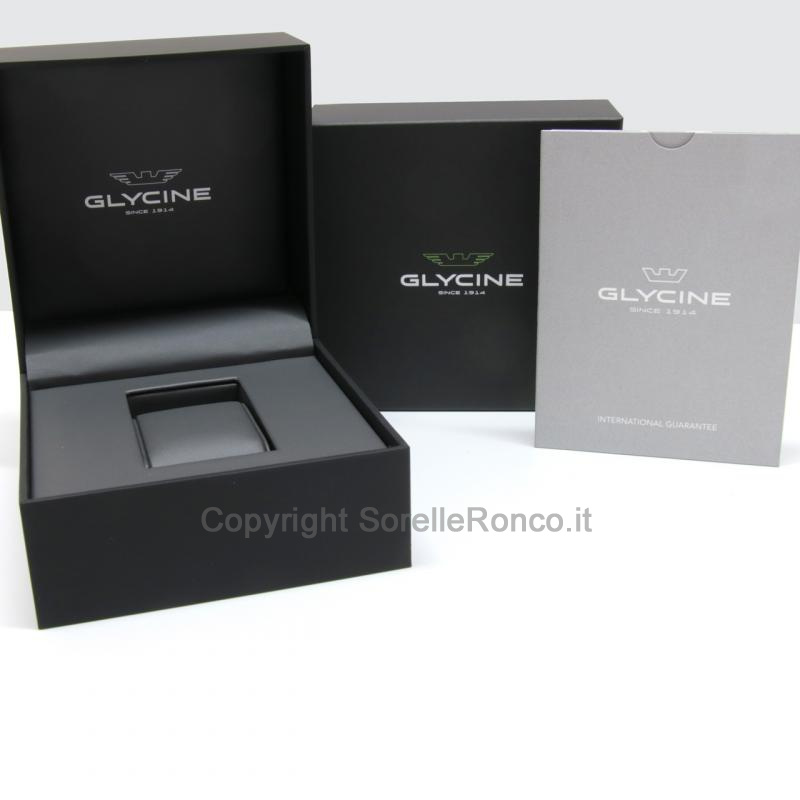GLYCINE COMBAT SUB NERO AUTO 46MM SILICONE