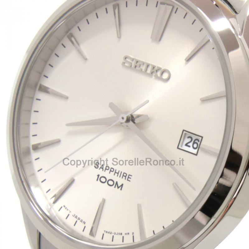 SEIKO CLASSIC ARGENTO 40MM BRACCIALE ACCIAIO