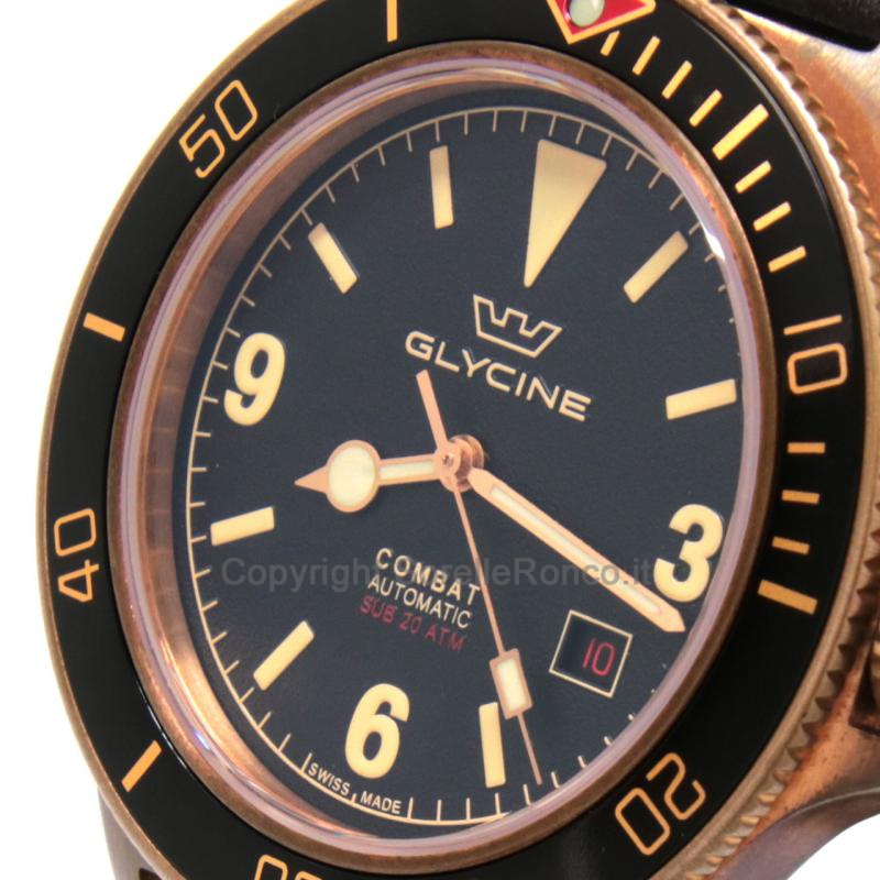 GLYCINE COMBAT SUB VINTAGE 42MM BRONZO